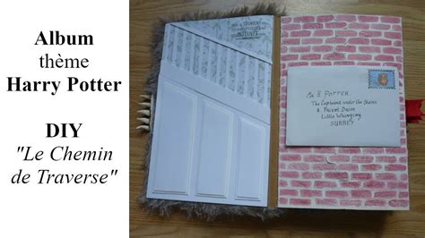 DIY Page Album Harry Potter Le Chemin De Traverse YouTube