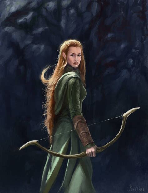 Tauriel By Perseass On Deviantart Elfa Legolas And Tauriel Gandalf