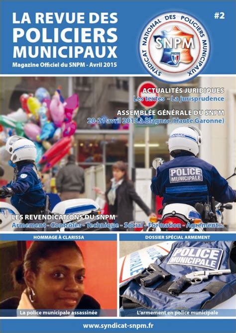 Syndicat National Des Policiers Municipaux La Revue Des Policiers