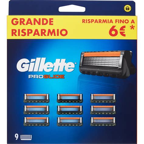 Lame Ricambio Rasoio Uomo Proglide X9 GILLETTE 1 PZ Coop Shop