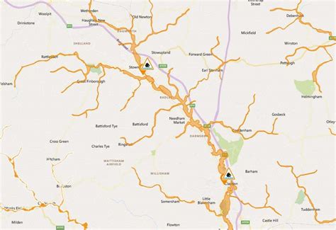 Suffolk flood warning: Rivers Gipping, Box, Brett and Rattlesden at risk