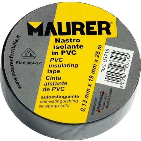 Nastro Isolante Pvc Grigio Maurer Mtx Mm Sp Mm