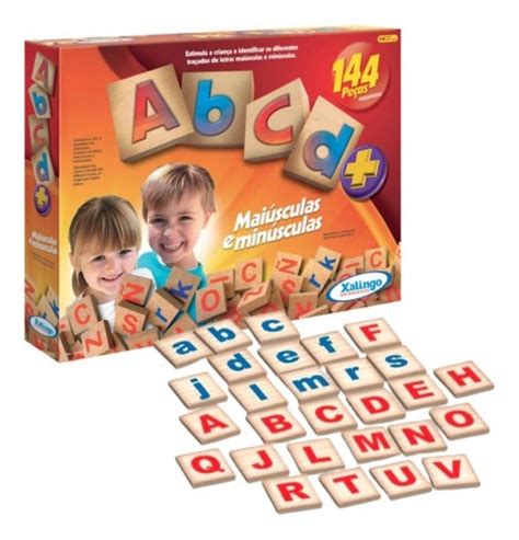 Jogo Educativo Abcd Mai Sculas E Min Sculas P S Xalingo