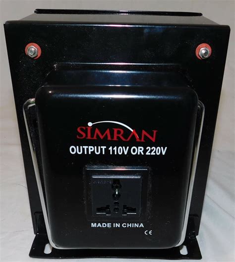 Simran 110V 220V 5000 W Watt Step UP Down Power Transformer Voltage