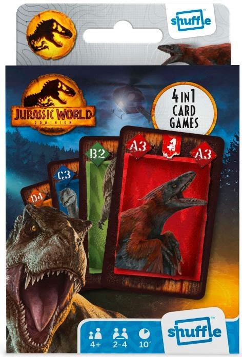 4w1 Jurassic World Gra Karciana Cartamundi Cartamundi Sklep EMPIK