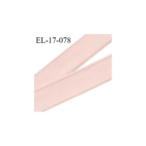 Elastique 17 mm bretelle et lingerie couleur rose ballerine fabriqué