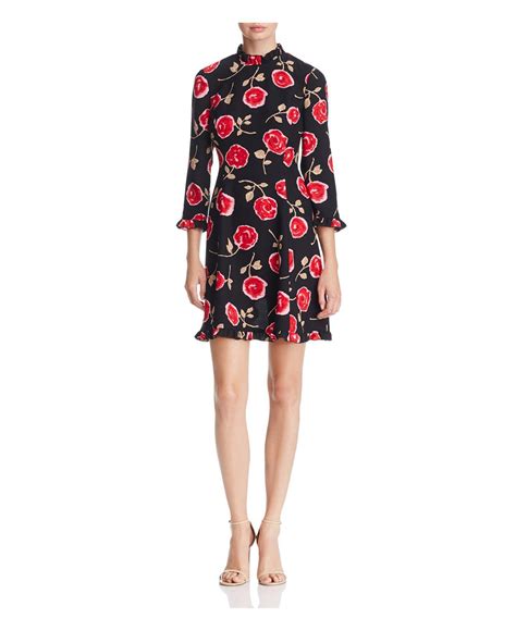 Lyst Kate Spade Hazy Rose Dress In Black