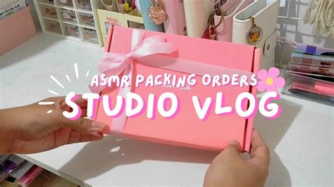 Asmr Studio Vlog Pack Orders With Me Small Business Budget Binder