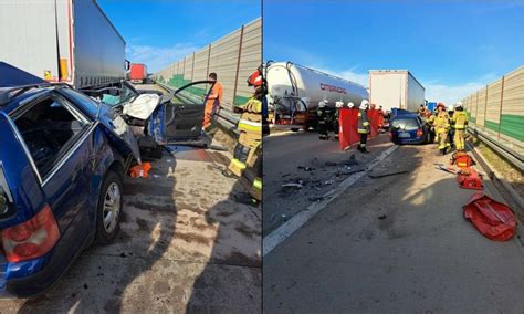 Wypadek śmiertelny na autostradzie A4 na Dolnym Śląsku i ogromne korki