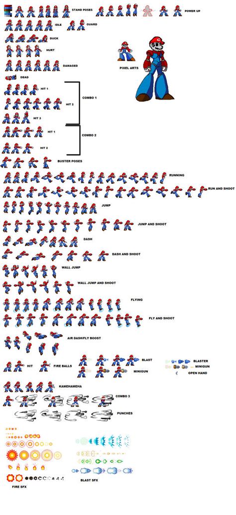 MECHA MARIO FULL SPRITES by tfpivman on DeviantArt