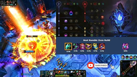 Lol League Of Legends Rumble Aram Build Guide Runes Items 12 20 Na Lol Youtube