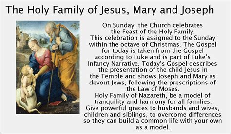 Feast of the Holy Family – Catholic Community of St. Stephen's – St ...