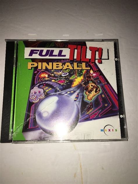 Full Tilt Pinball Pc Cd Rom Game 1996 Maxis Space Cadet Skulduggery