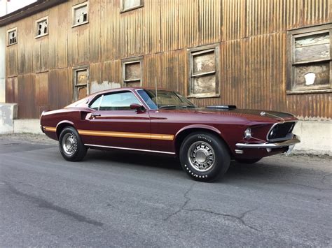 Ford Mustang Mach Muscle Car Fastback Red Car P Ford Car Hd