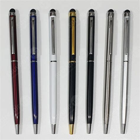 Pulpen Icy Stylus Untuk Souvenir Dengan Custom Logo Di Souvenir123