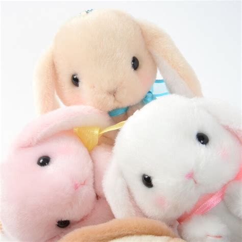 Pote Usa Loppy Onedari Rabbit Plush Collection Ball Chain Amuse