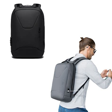 Mochila Masculina Executiva Impermeável Antifurto Trava e Código