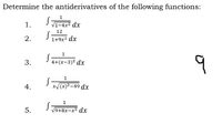 Answered Determine The Antiderivatives Of The Bartleby