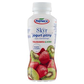 Pi Tnica Skyr Jogurt Pitny Typu Islandzkiego Truskawka Kiwi Ml