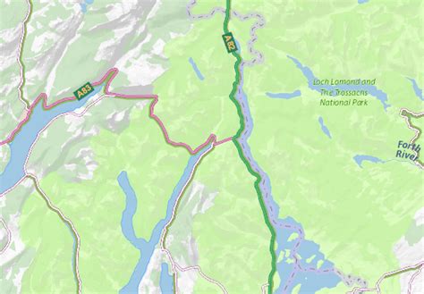 Michelin Arrochar Map Viamichelin