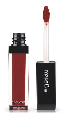 Lápiz labial líquido Dark Rouge Make B Matte Red Acabado mate de 5 ml