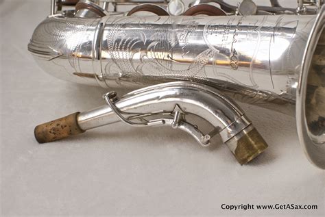 Buescher Silver Top Hat and Cane Alto Saxophone | www.GetASax.com