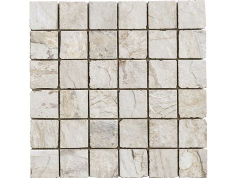 Mosaico Bali White 30x30 Gres Effetto Ardesia Bianca Iperceramica