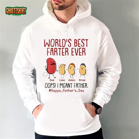 Personalized Dad Shirt World S Best Farter Ever I Mean Father Funny T