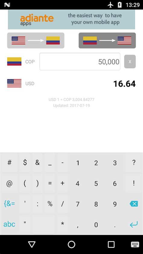 Dollar To Colombian Peso Apk For Android Download