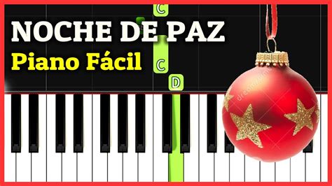 NOCHE DE PAZ Villancico Piano Tutorial Fácil Canción en Piano Fácil