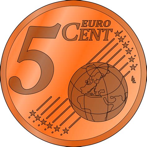 Coin Euro Cent Clipart Transparent Png Stickpng