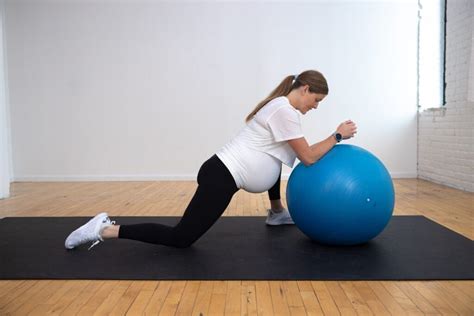 Pregnancy Ball Exercises Prep For Labor Nourish Move Love