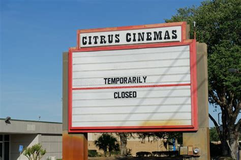 Closed Movie Theater Due To Covid Stock Photos - Free & Royalty-Free ...