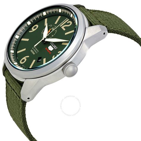 Seiko Series 5 Automatic Green Dial Men S Watch Ssa299 Seiko 5 Seiko Watches Jomashop