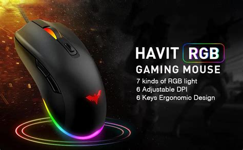 Havit Ms732 Rgb Backlit Programmable Gaming Mouse