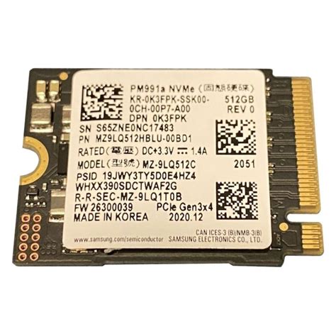 Samsung Pm A Gb M Nvme Replacement Ssd Microsoft