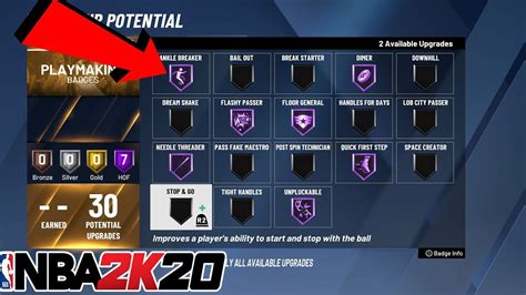 BEST METHOD TO GET PLAYMAKING BADGES In NBA 2K20 FAST YouTube