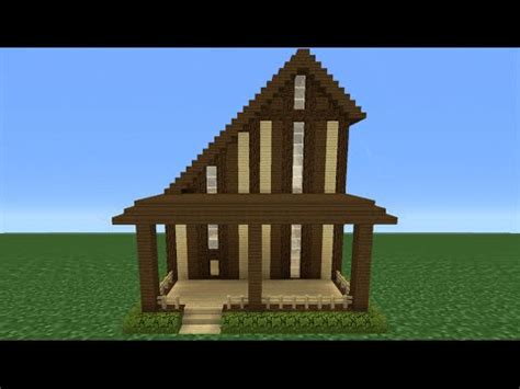 Minecraft Tutorial: How To Make A Wooden House - 18 - YouTube