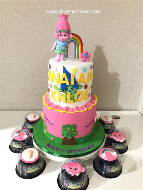 Princess Poppy Trolls Cake A Customize Trolls Cake