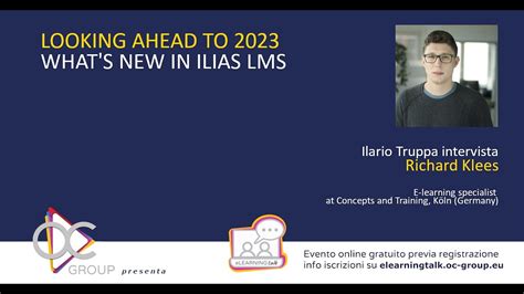 Looking Ahead To What S New In Ilias Lms Youtube