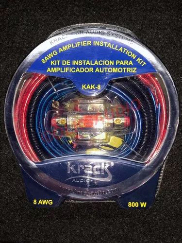 Kit De Instalaci N Para Amplificador Calibre Krack Kak Mercadolibre