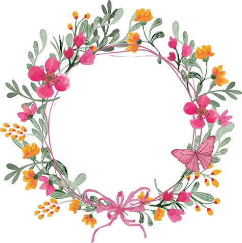 Images Png Circulo Floral Png