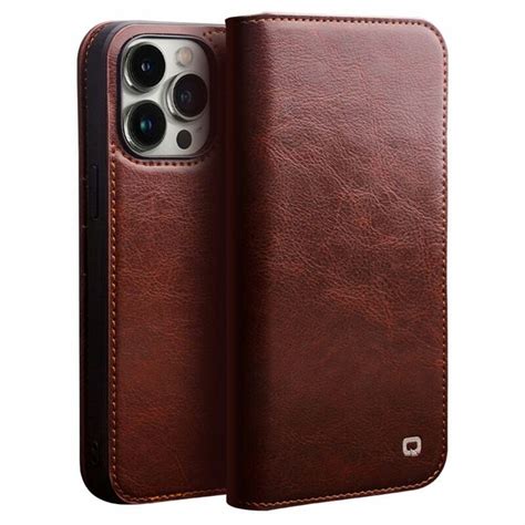 Qialino Genuine Leather Iphone 14 Pro Max Case Everweek