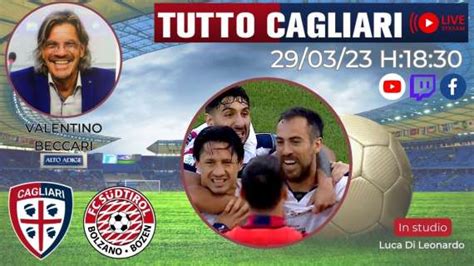 Live Tc Valentino Beccari Ospite Di Tuttocagliari Live