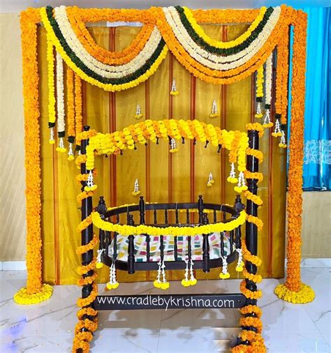 Wooden Cradle With Traditional Background In 2024 Cradle Ceremony