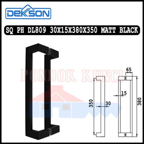 Jual Pull Handle Dekkson Sq Ph Dlx X X X Black Hitam Dekson