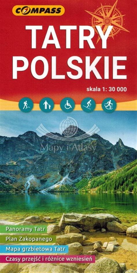 Tatry Polskie Mapa Turystyczna Przewodnik Zestaw