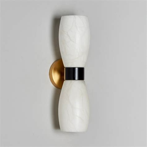 Demetra Wall Sconce In Brass And Alabaster Matlight Milano