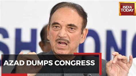 Ghulam Nabi Azad Resigns From Congress Sends 4 Page Letter To Sonia