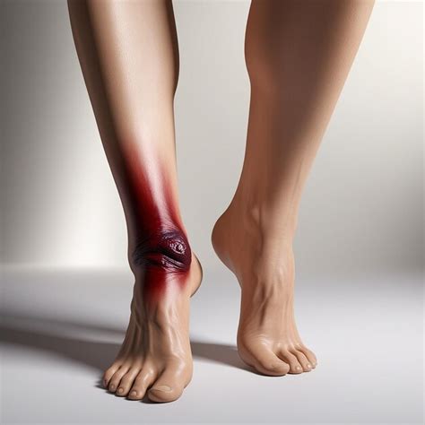 Ankle Swelling Is A Disease Premium Ai Generated Image